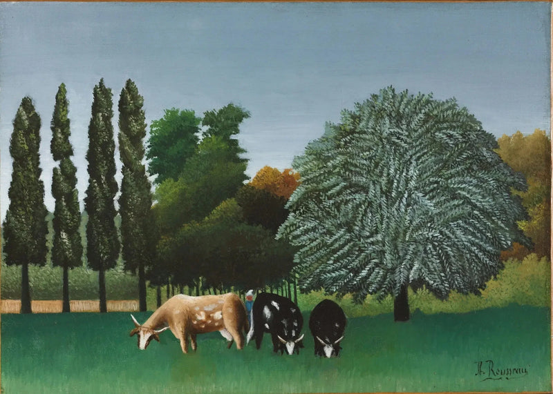 The Banks of the Oise - Henri Rousseau