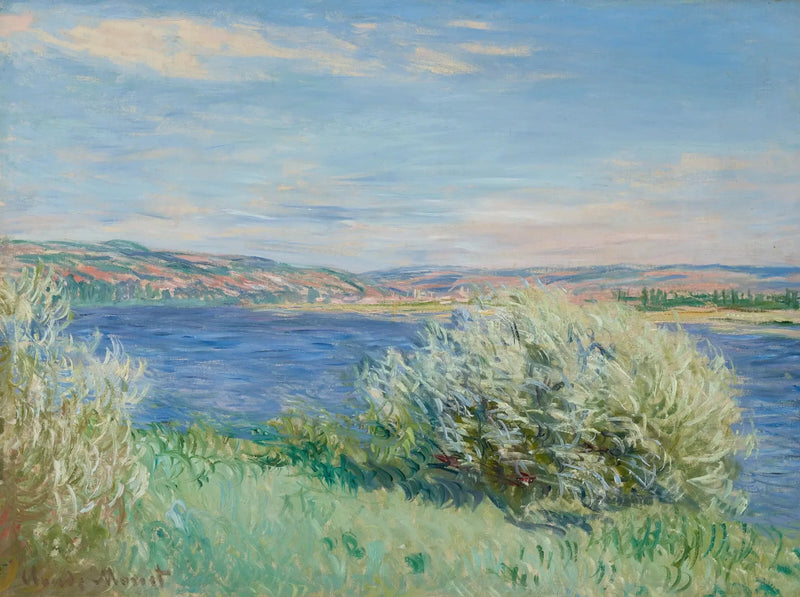 The Banks of the Seine near Vétheuil - Claude Monet