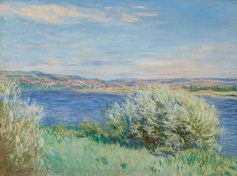 The Banks of the Seine near Vétheuil - Claude Monet