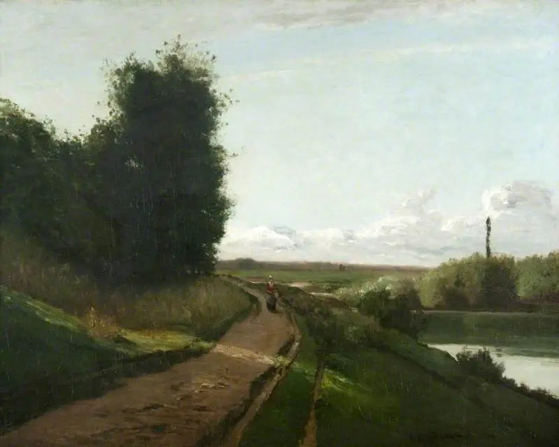 The Banks of Marne - Camille Pissarro