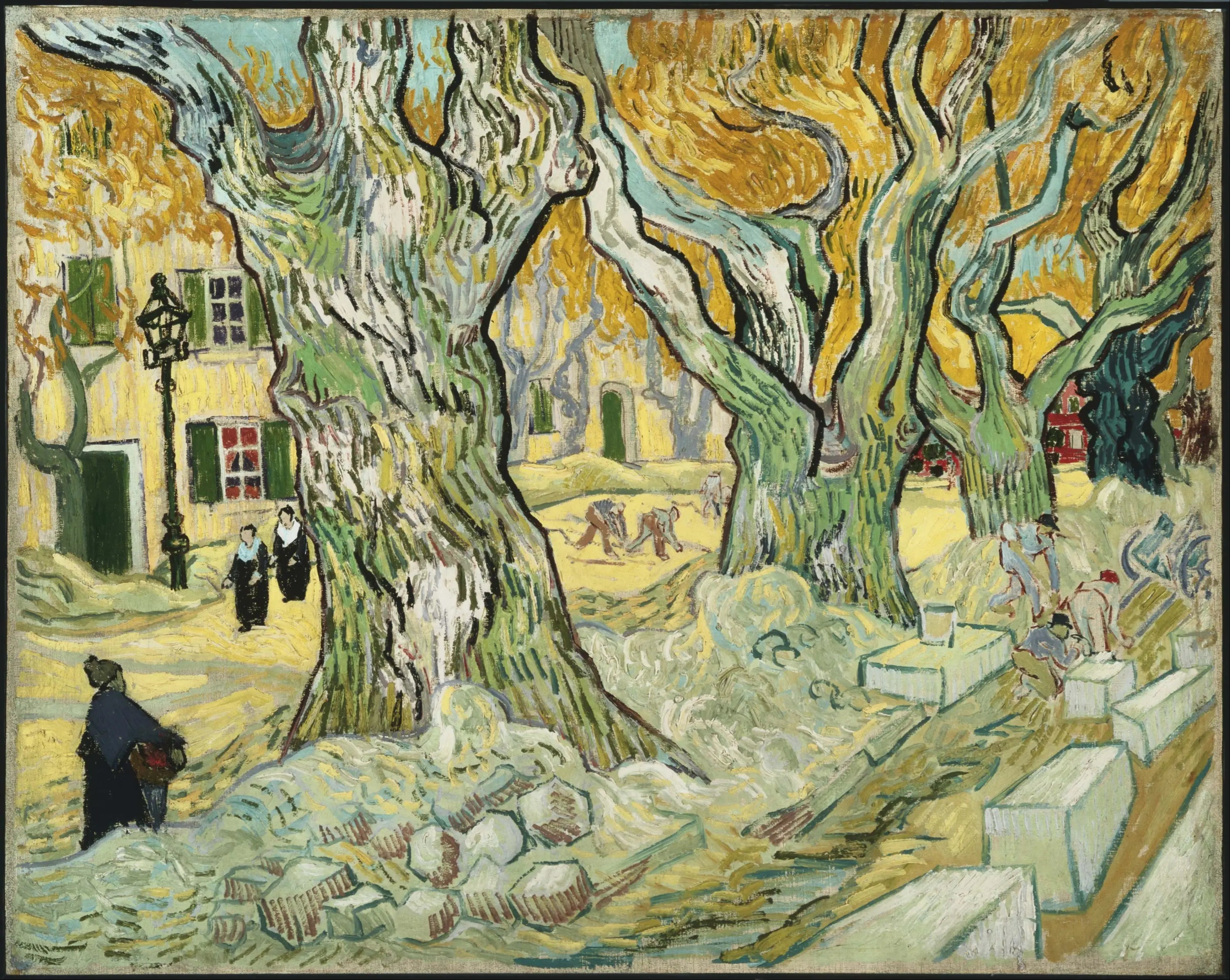 Les cantonniers - Vincent van Gogh image 1 reproduction réalisée par Alpha Reproduction