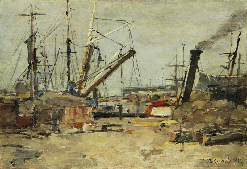The Trawlers - Eugène Boudin