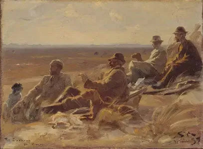 The Hunters of Skagen (small version) - Peder Severin Krøyer