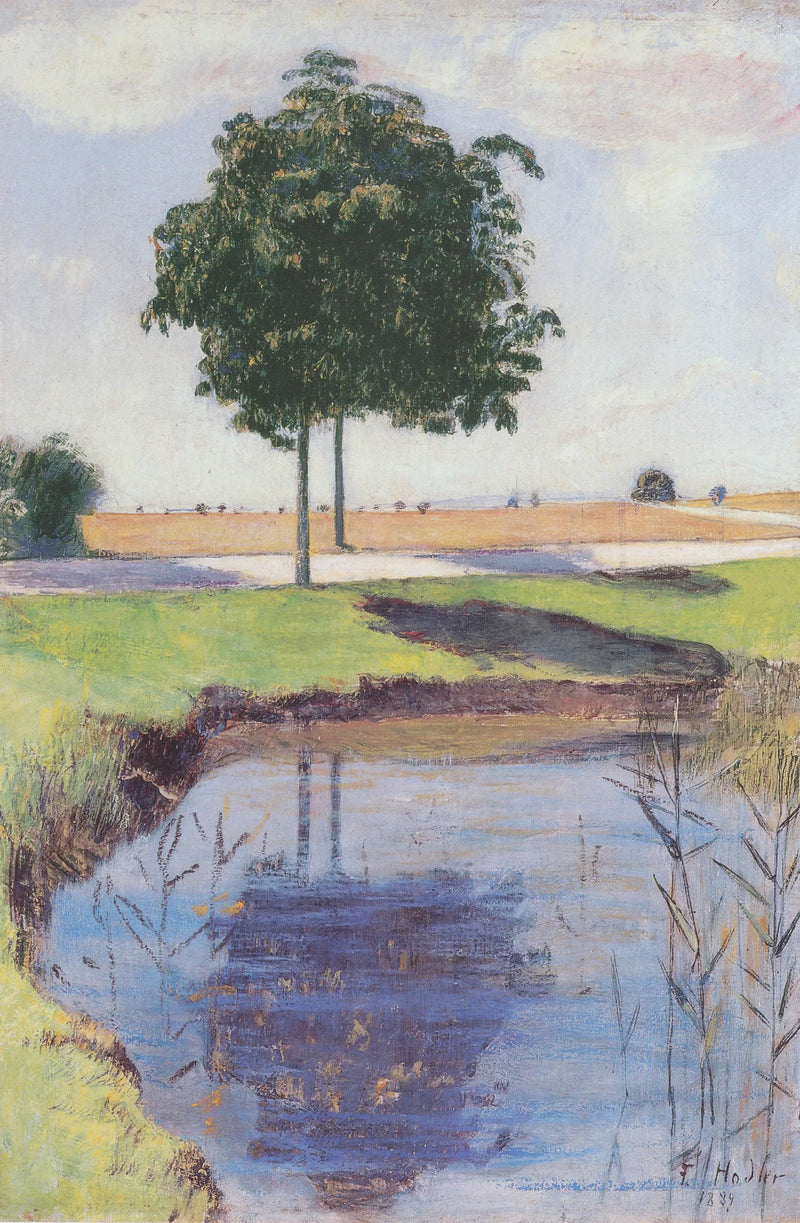 The Chestnut Trees - Ferdinand Hodler