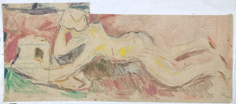 The Seekers: boy resting on his stomach - Edvard Munch