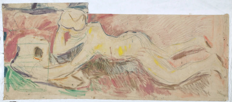 The Seekers: boy resting on his stomach - Edvard Munch