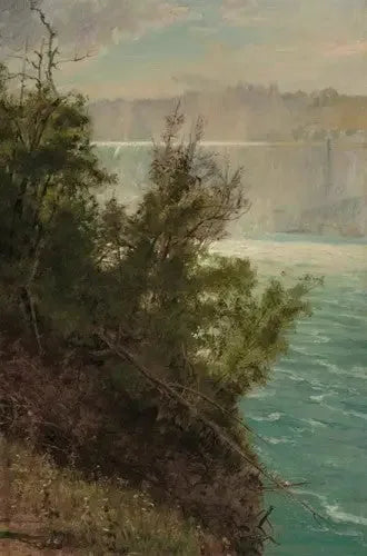 The American side of Niagara Falls - Albert Bierstadt