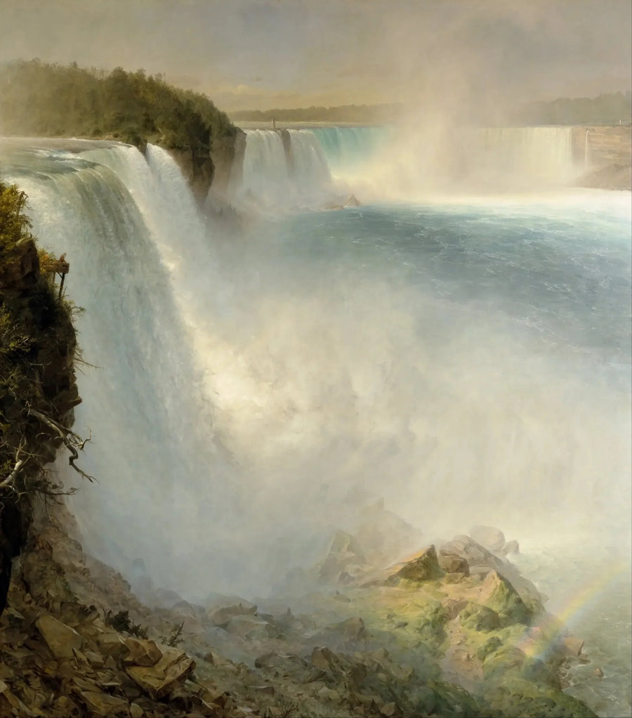 Niagara Falls from the American side - Frederic Edwin Church