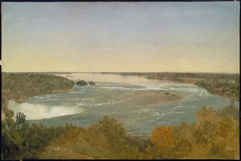 The Niagara Falls and the rapids - John Frederick Kensett