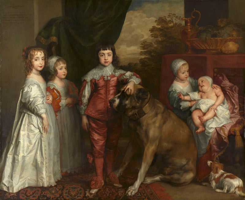 The Five Children of Charles I - Antoine van Dyck