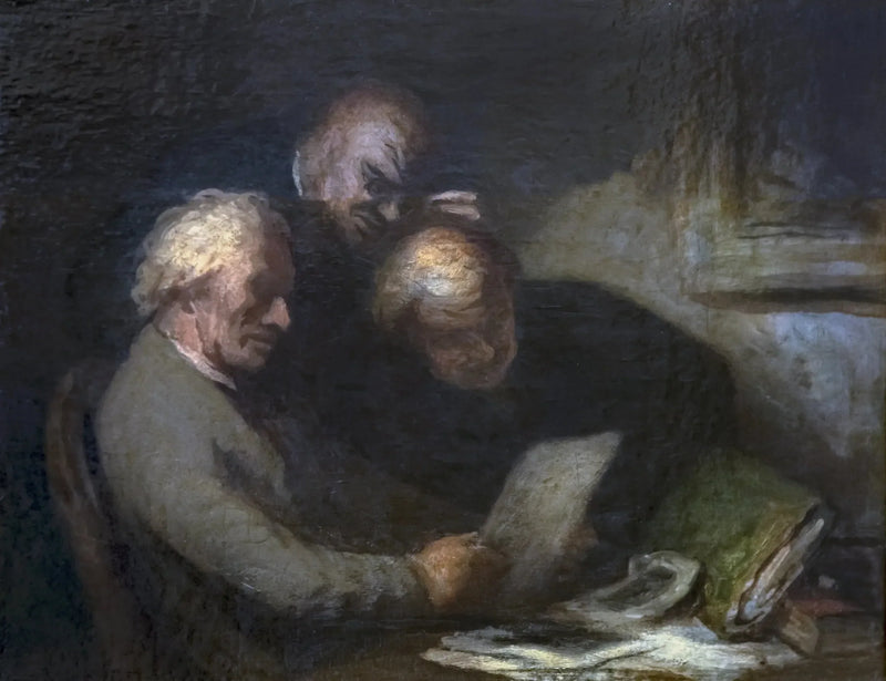The Print Collectors - Honoré Daumier