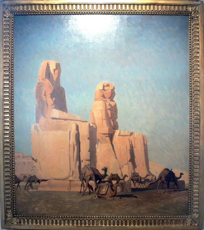 The Colossi of Thebes, Memnon and Sesostris - Jean-Léon Gérôme