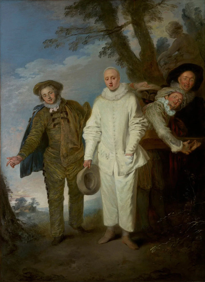 The Italian Comedians - Antoine Watteau