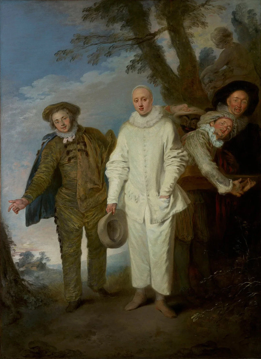 The Italian Comedians - Antoine Watteau