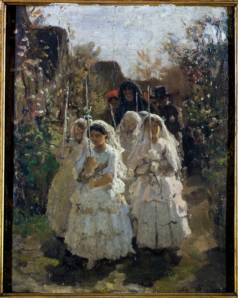 The Communiantes at Courrières - Jules Breton