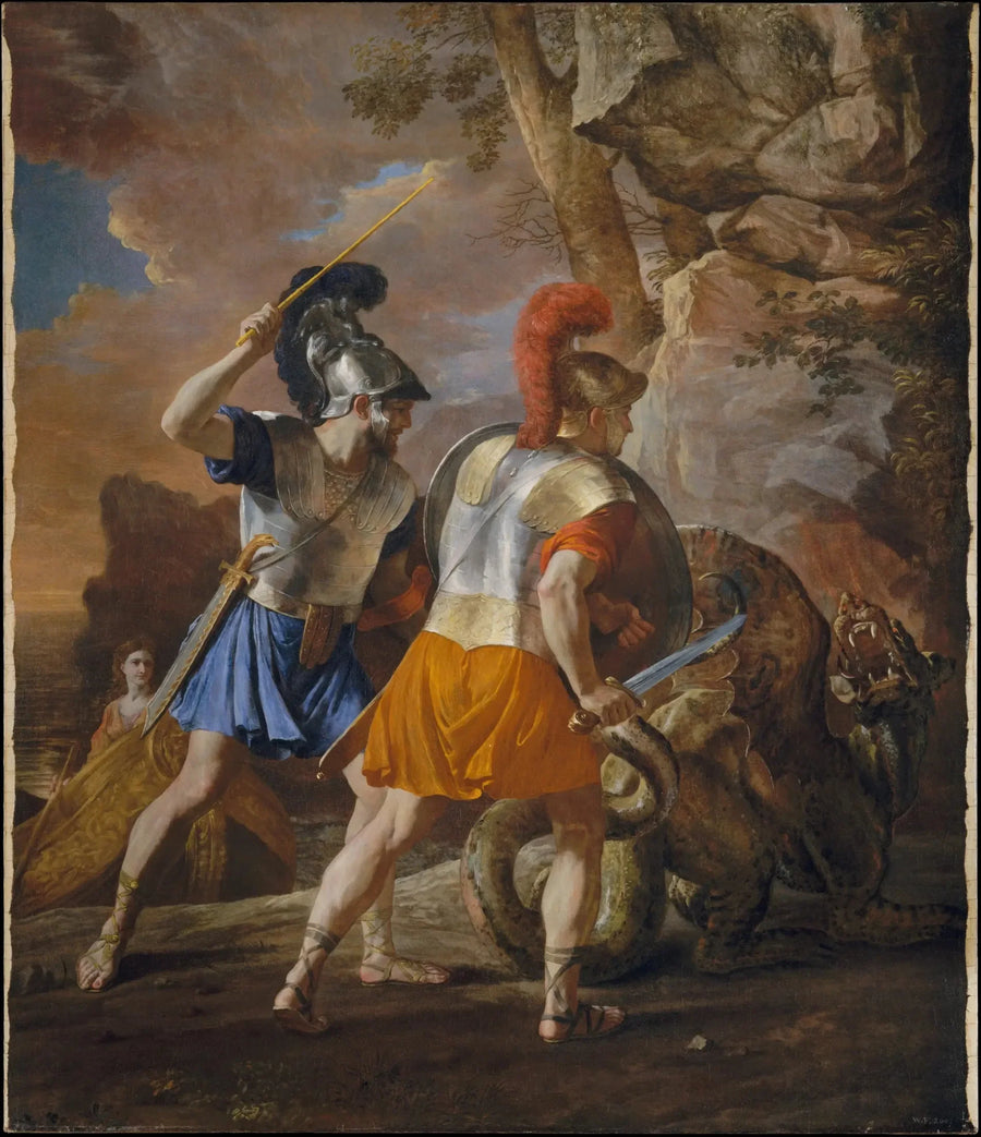 The Companions of Renaud - Nicolas Poussin