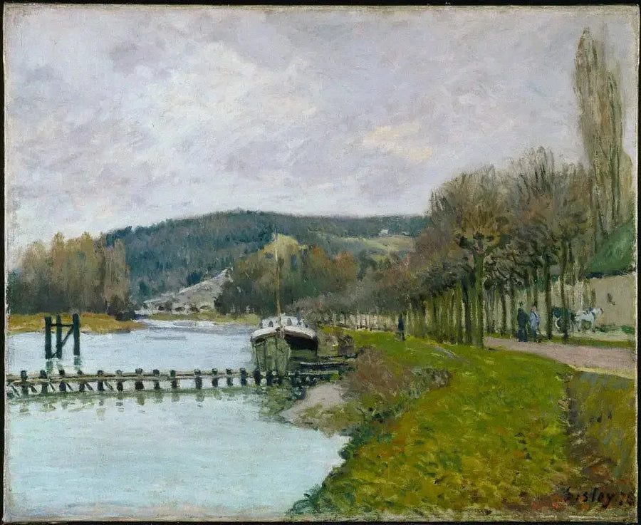 The Hills of Bougival - Alfred Sisley