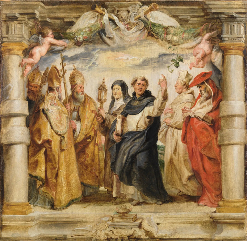 The Defenders of the Eucharist - Peter Paul Rubens