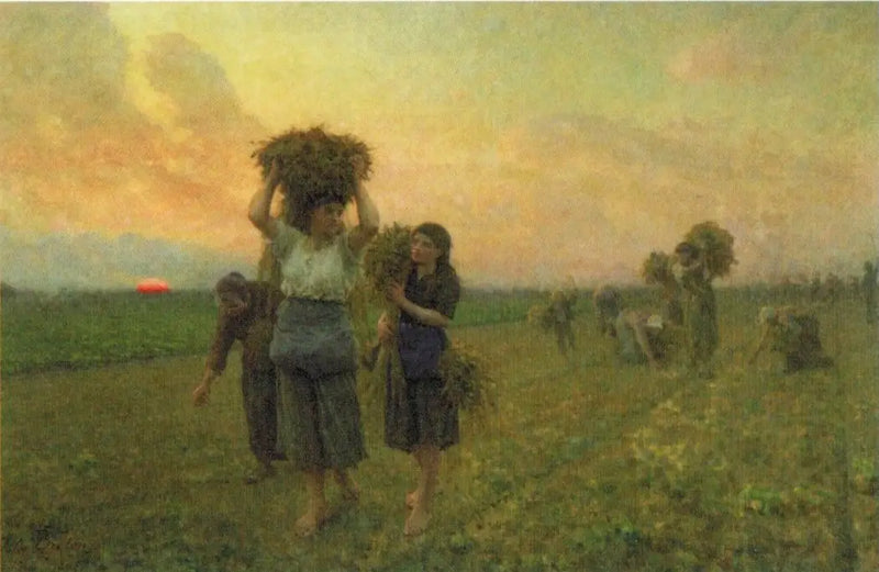 The Last Gleaners - Jules Breton