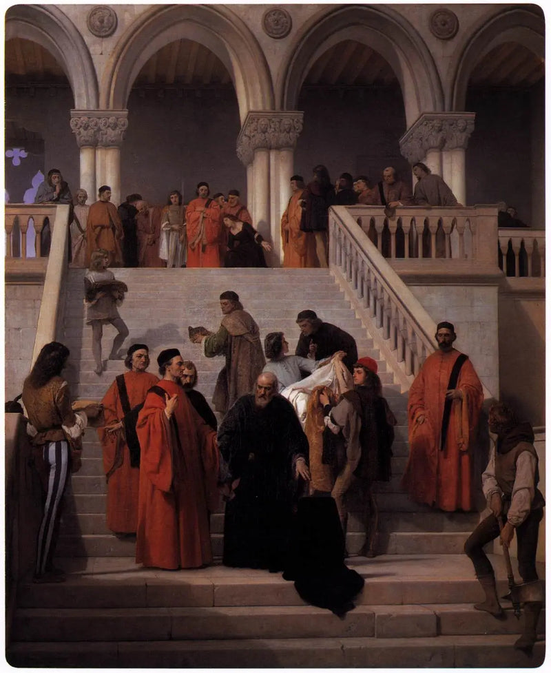 The Last Moments of Doge Marin Faliero - Francesco Hayez