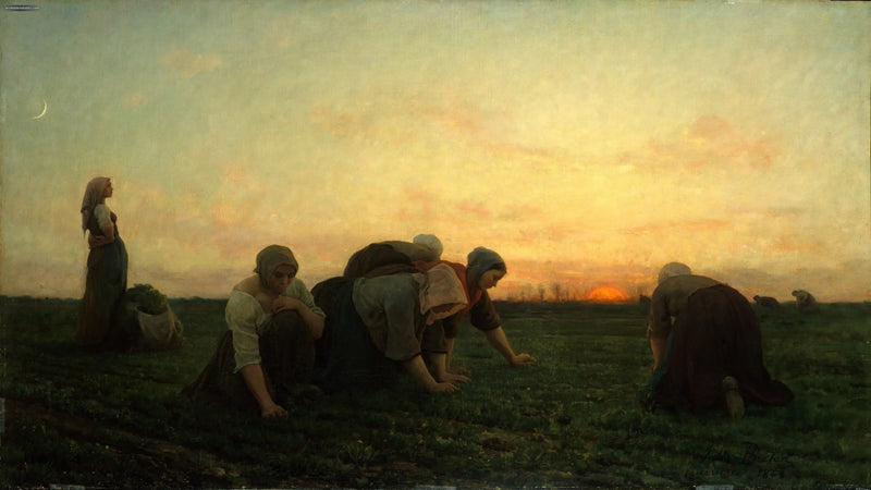 The weeders - Jules Breton