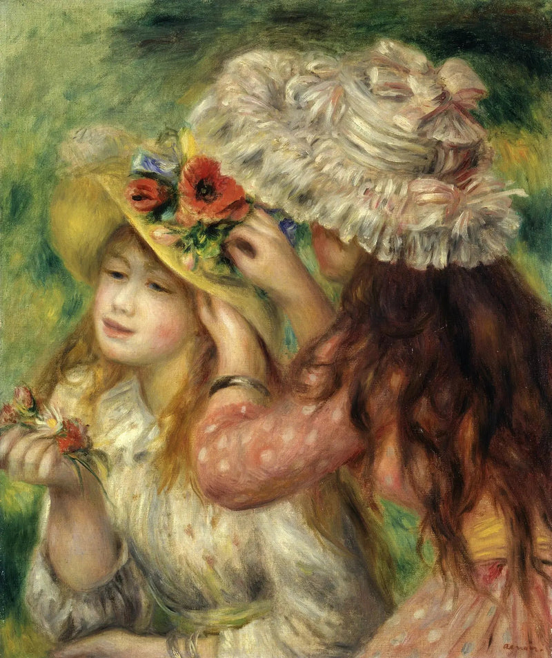 The Two Little Girls - Pierre-Auguste Renoir