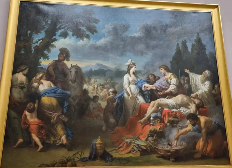 The Two Widows of an Indian Chief - Louis Jean François Lagrenée