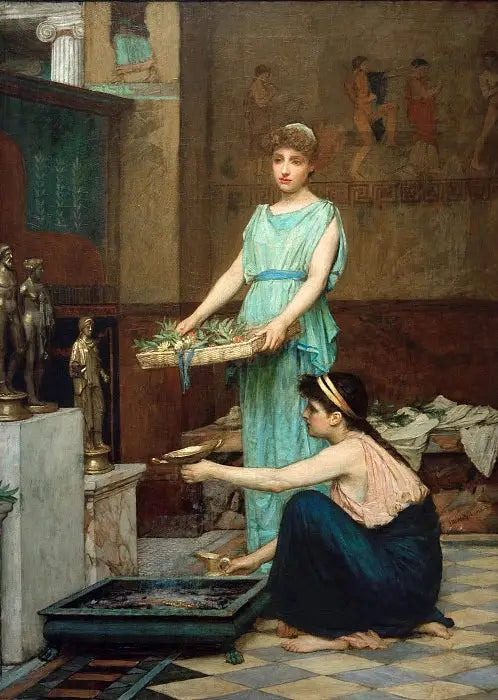The Gods of the Household - John William Waterhouse