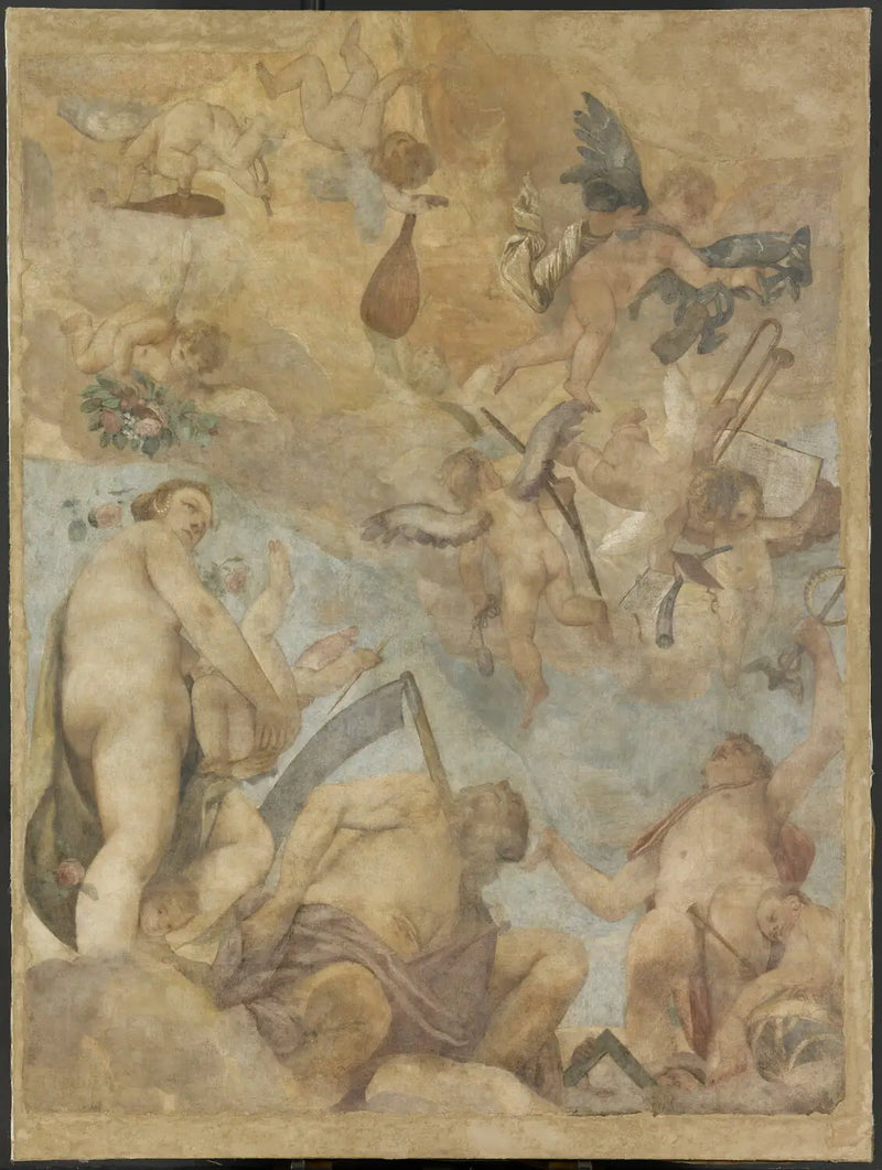 The Gods of Olympus: Venus, Saturn and Mercury - Paul Véronèse