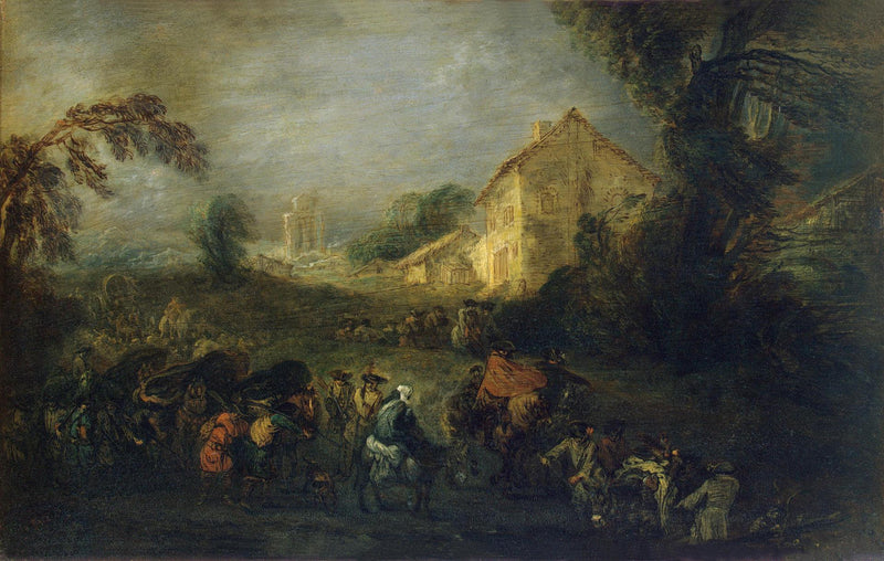 The Difficulties of War - Antoine Watteau