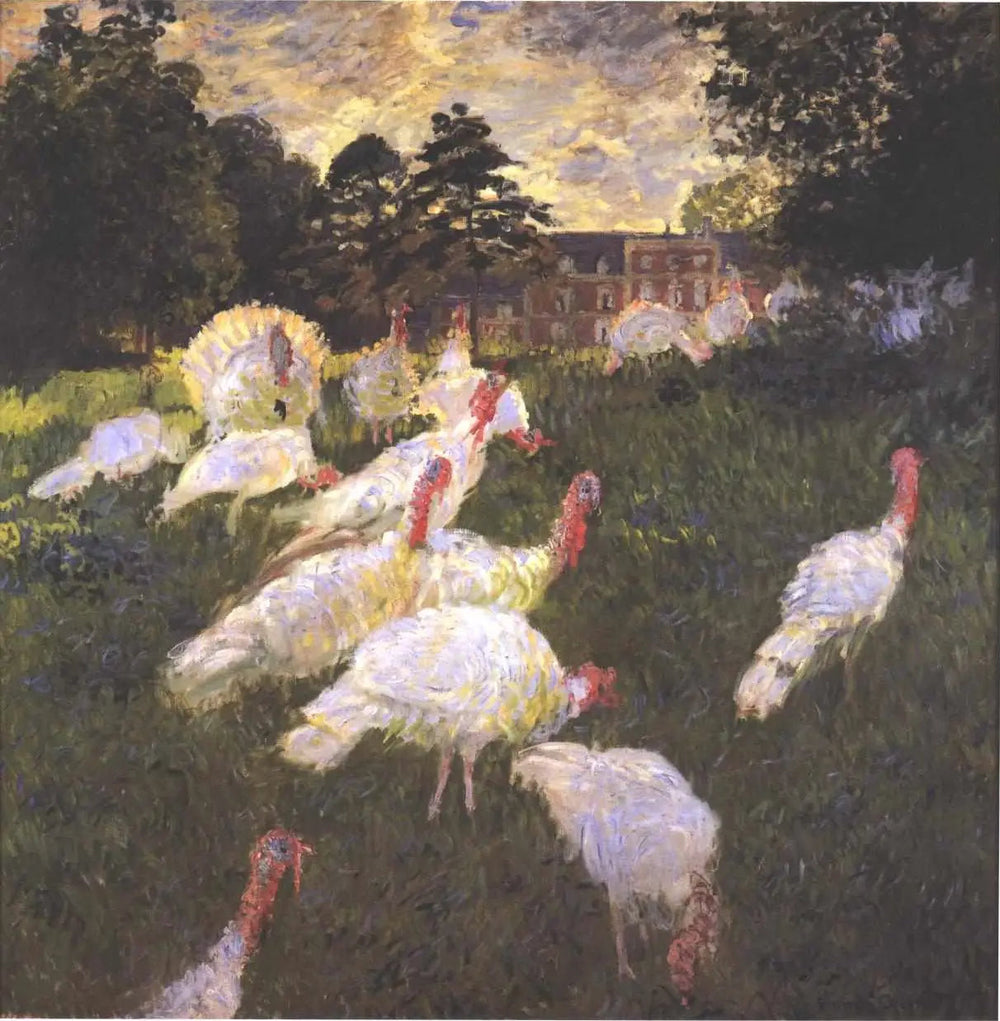 Les Dindons - Claude Monet image 1 reproduction réalisée par Alpha Reproduction