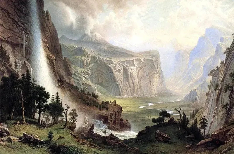 The Domes of Yosemite - Albert Bierstadt