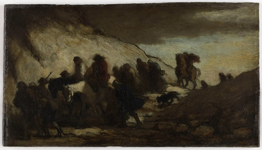 The Emigrants - Honoré Daumier