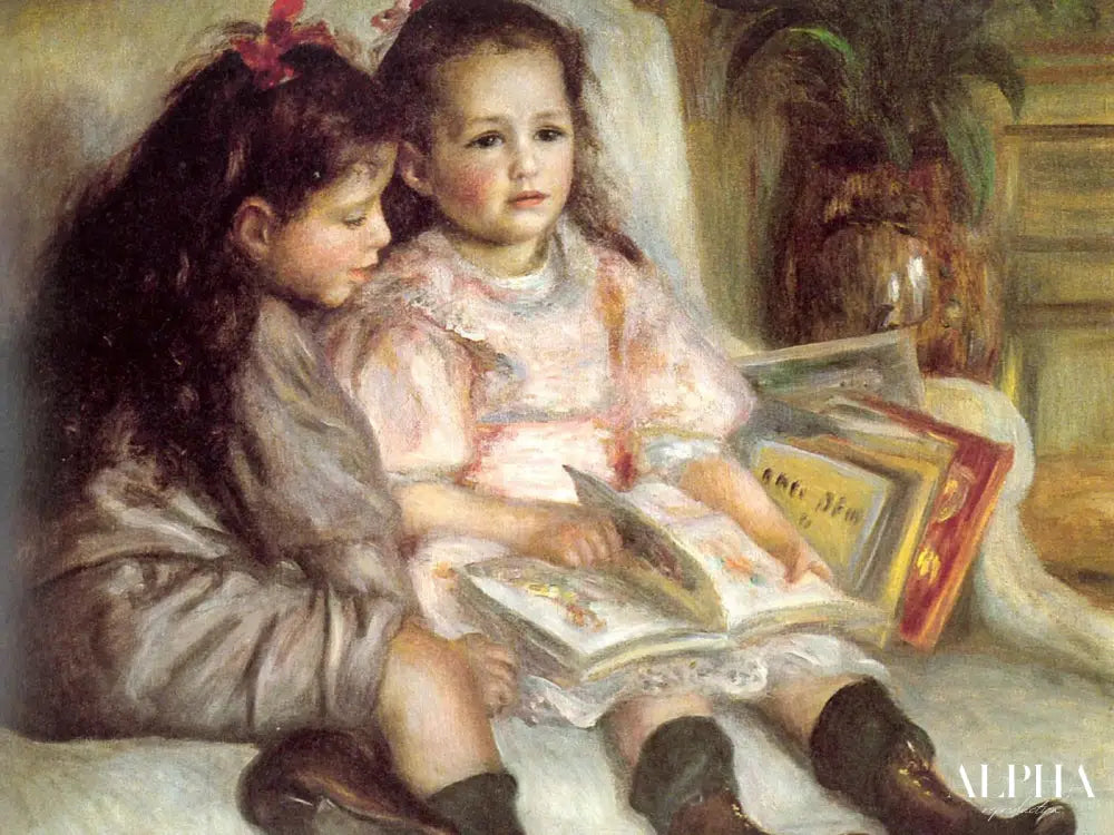 Les enfants de Martial Caillebotte - Pierre-Auguste Renoir - Reproductions de tableaux et peintures haut de gamme