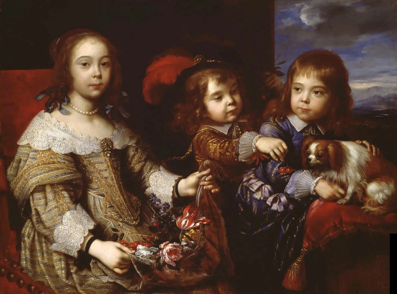 The Children of the Duke of Bouillon - Pierre Mignard