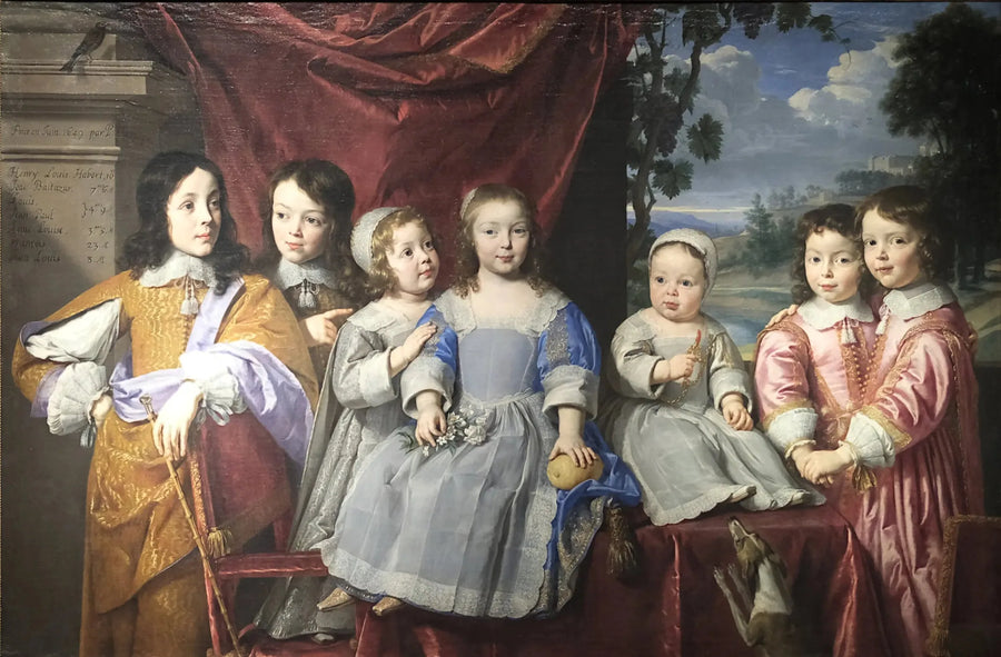 The Children Habert de Montmor - Philippe de Champaigne