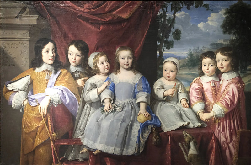 The Children Habert de Montmor - Philippe de Champaigne
