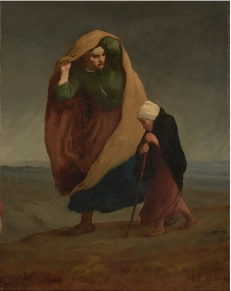 The Wanderers - Jean-François Millet