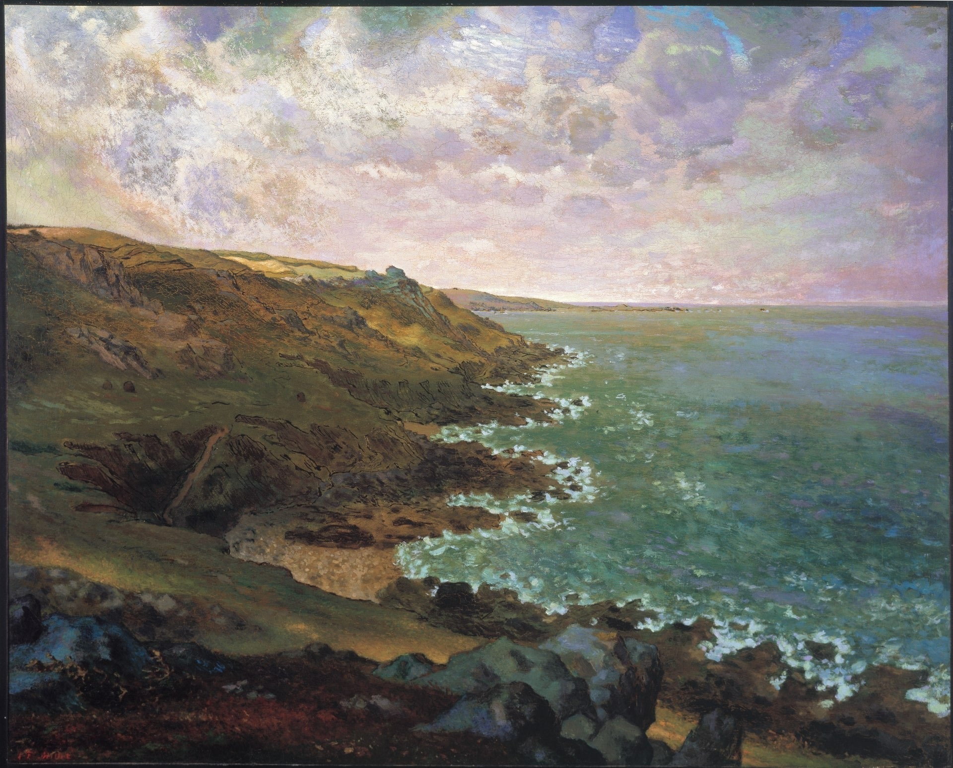 The Cliffs of Gréville - Jean-François Millet