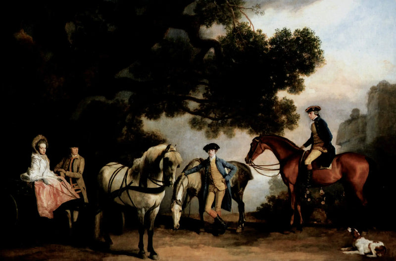 The Milbanke and Melbourne families - George Stubbs