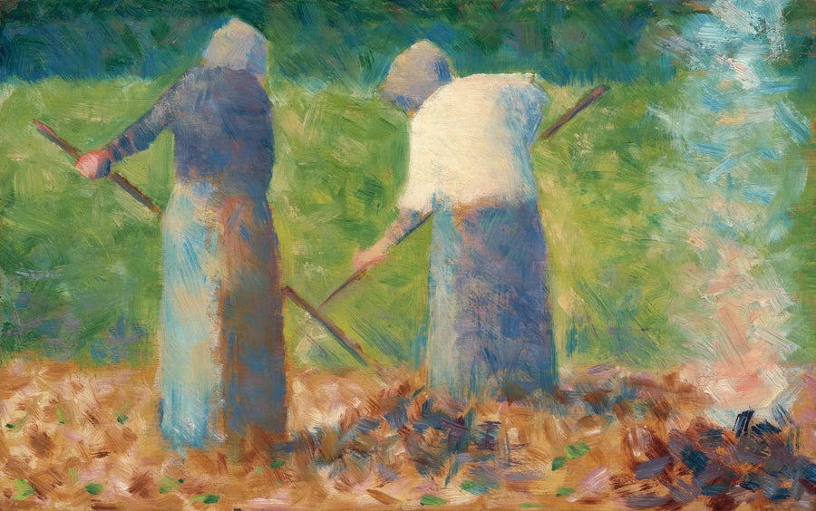 The Haymakers of Montfermeil - Georges Seurat