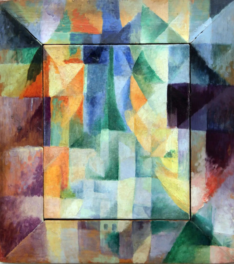 The Simultaneous Windows on the City. Part 1, 2nd motif, 1st replica - Robert Delaunay
