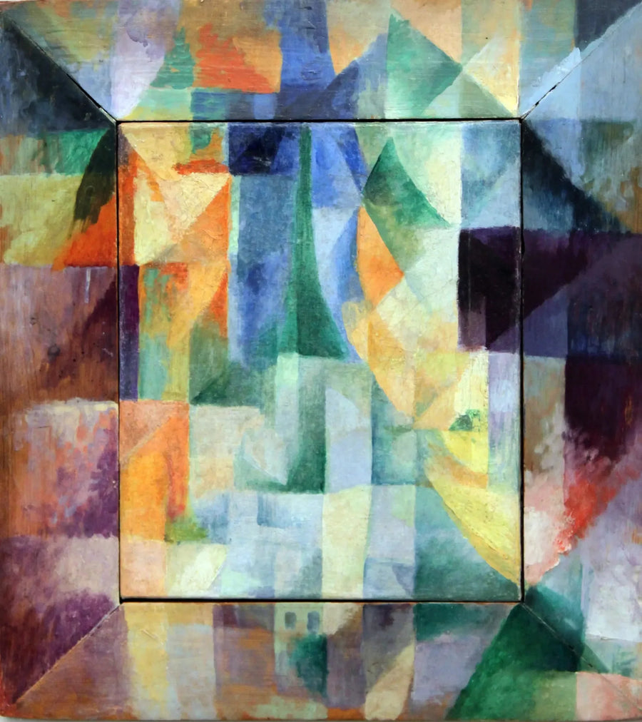 The Simultaneous Windows on the City. Part 1, 2nd motif, 1st replica - Robert Delaunay
