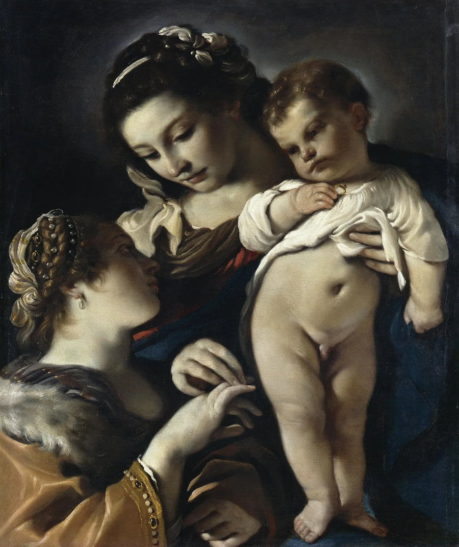 The Engagement of Saint Catherine of Alexandria - Guercino