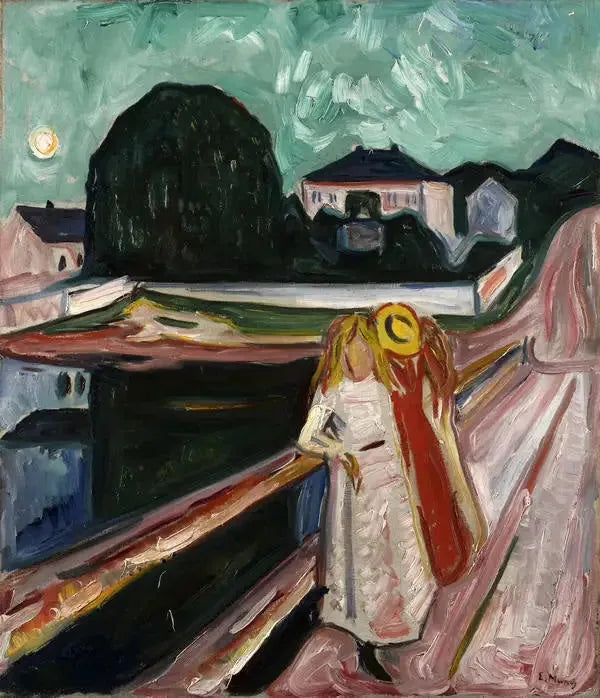 The Girls on the Bridge - Edvard Munch