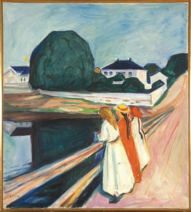 The Girls on the Bridge - Edvard Munch