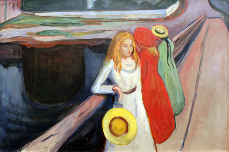The Girls on the Bridge - Edvard Munch
