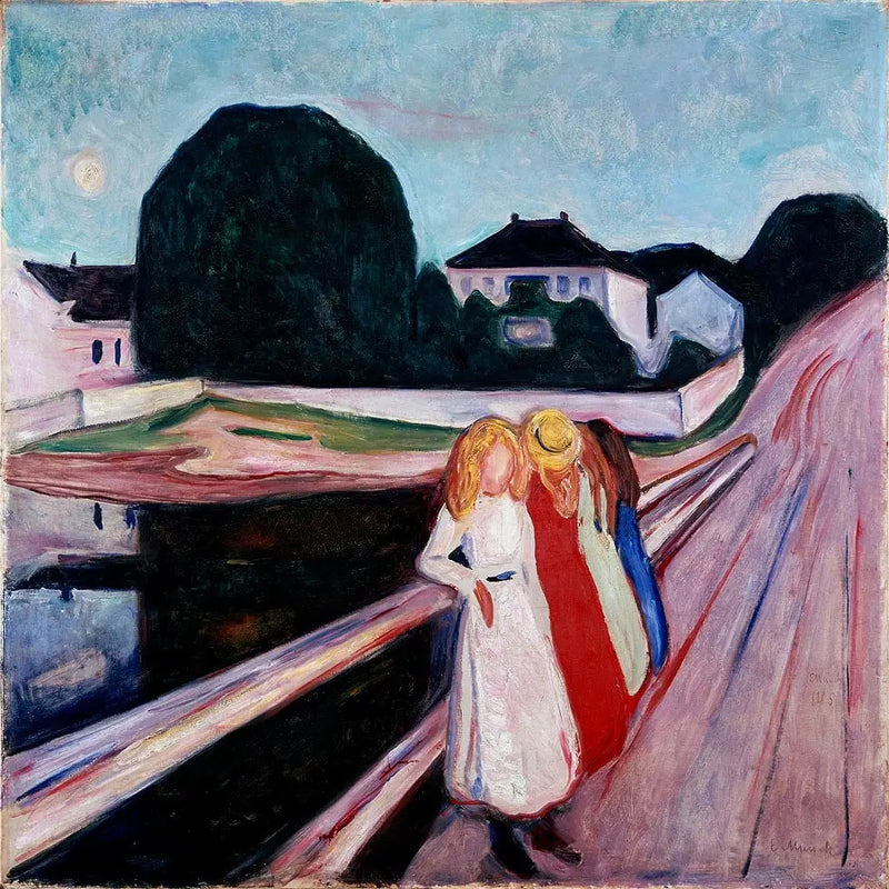 The Girls on the Bridge - Edvard Munch