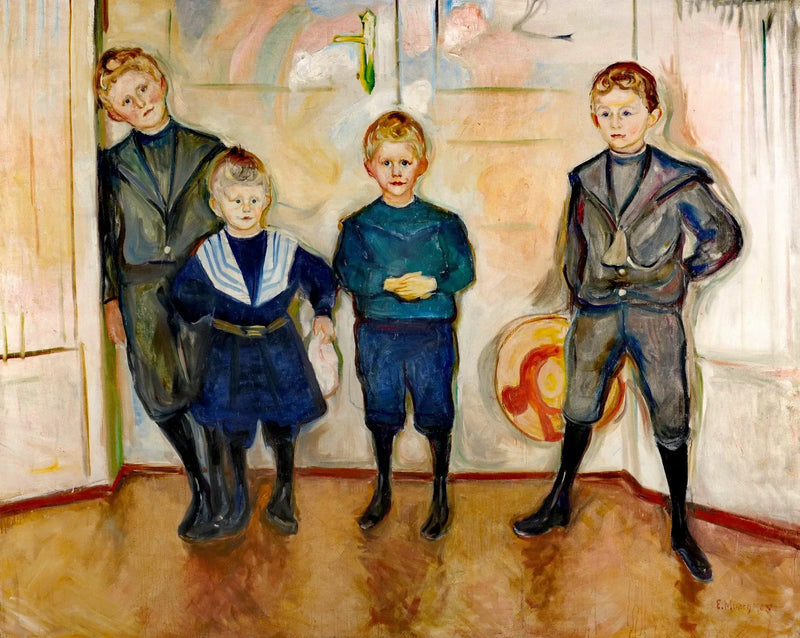 The Sons of Dr. Linde - Edvard Munch