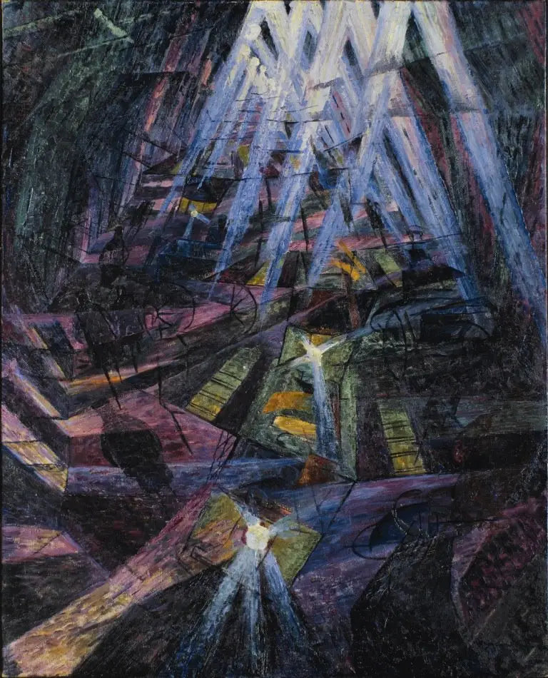 The Forces of a Street - Umberto Boccioni